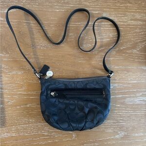 Coach Signature Black Crossbody Bag